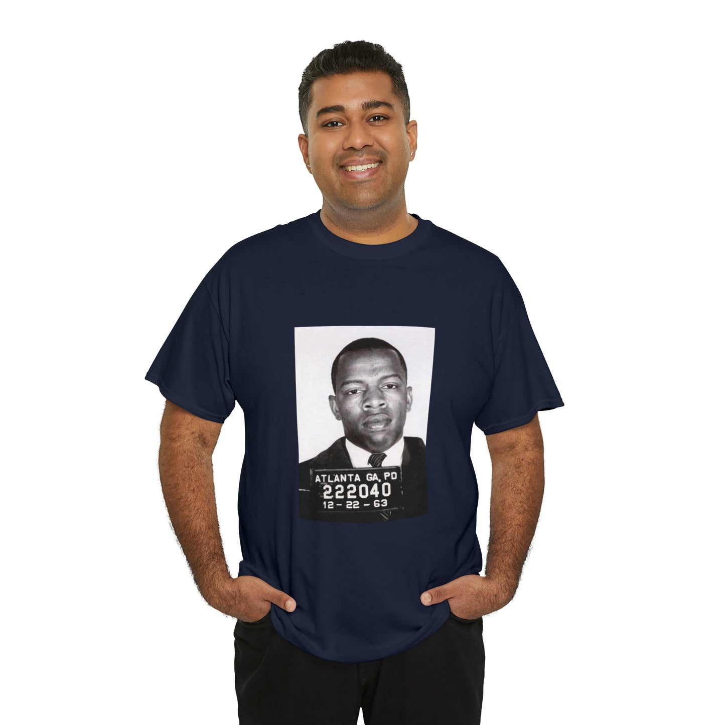 "John Lewis Hero" Unisex Heavy Cotton Tee