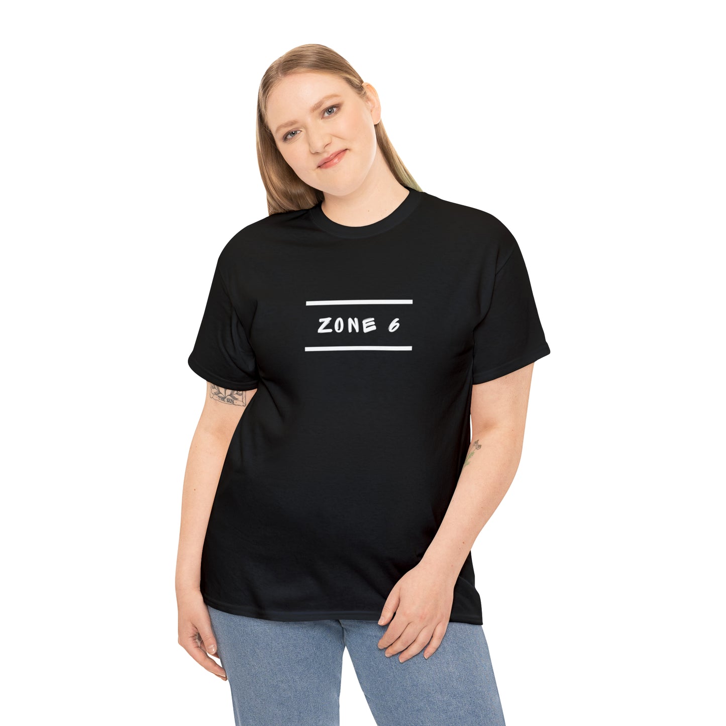 "Zone 6" Unisex Heavy Cotton Tee