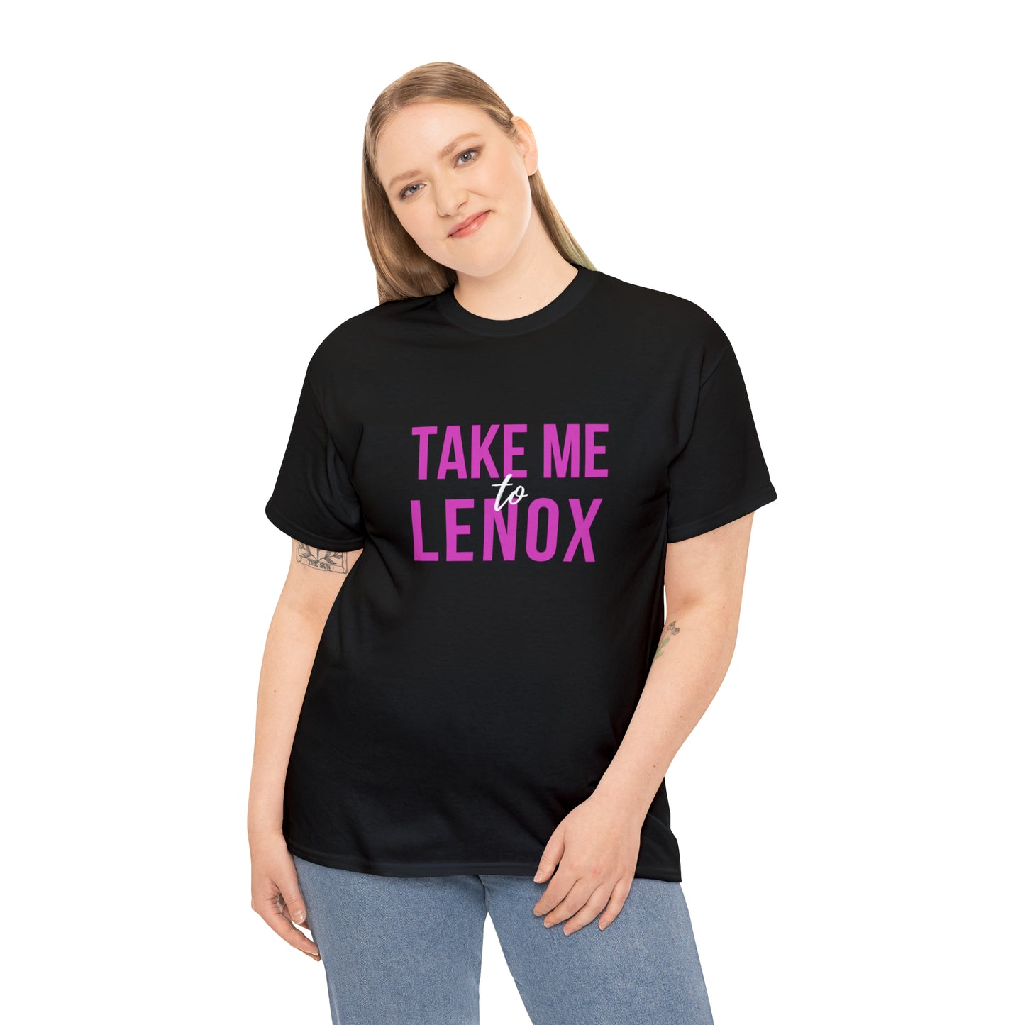 "Take Me to Lenox" Unisex Heavy Cotton Tee