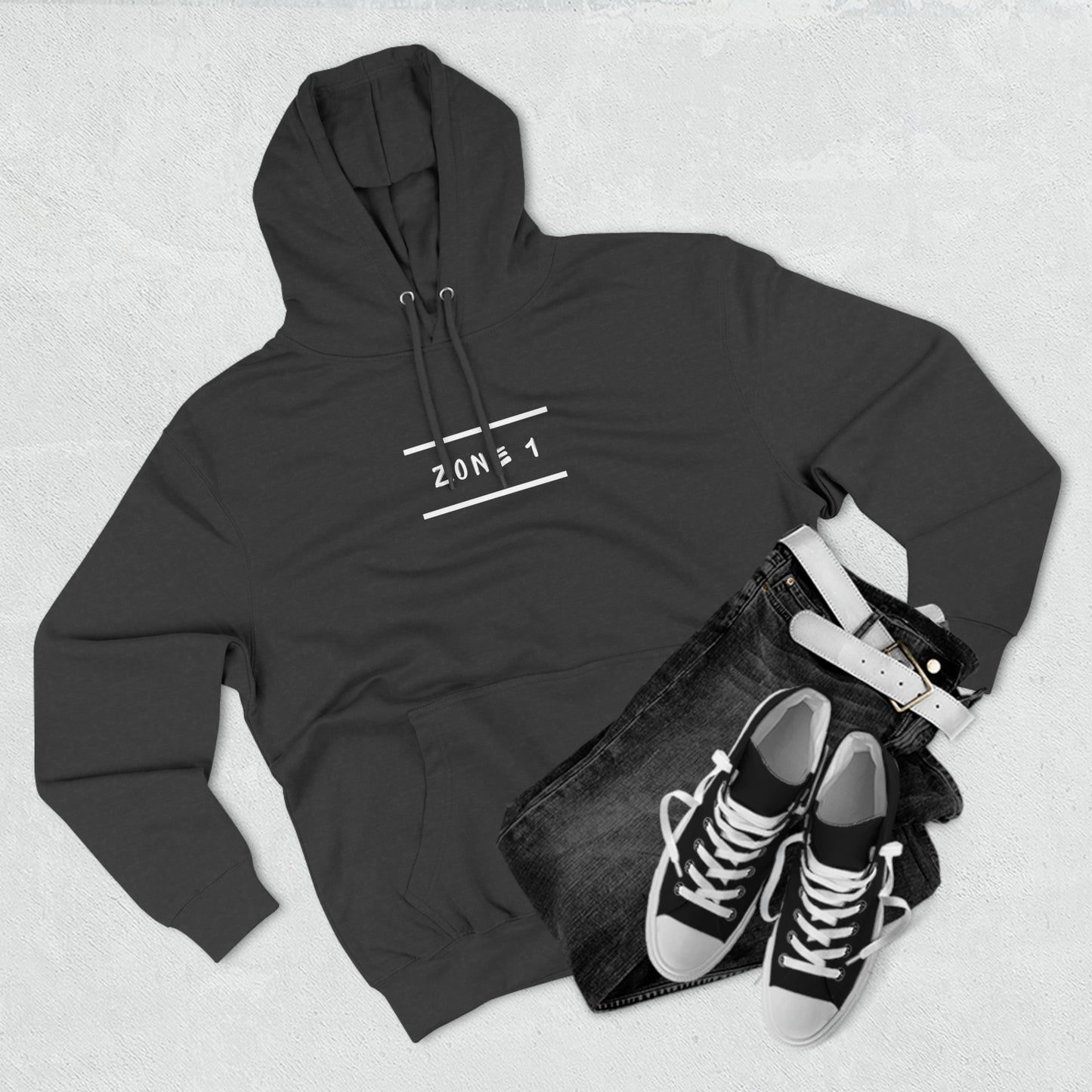 "Zone 1" Unisex Premium Pullover Hoodie