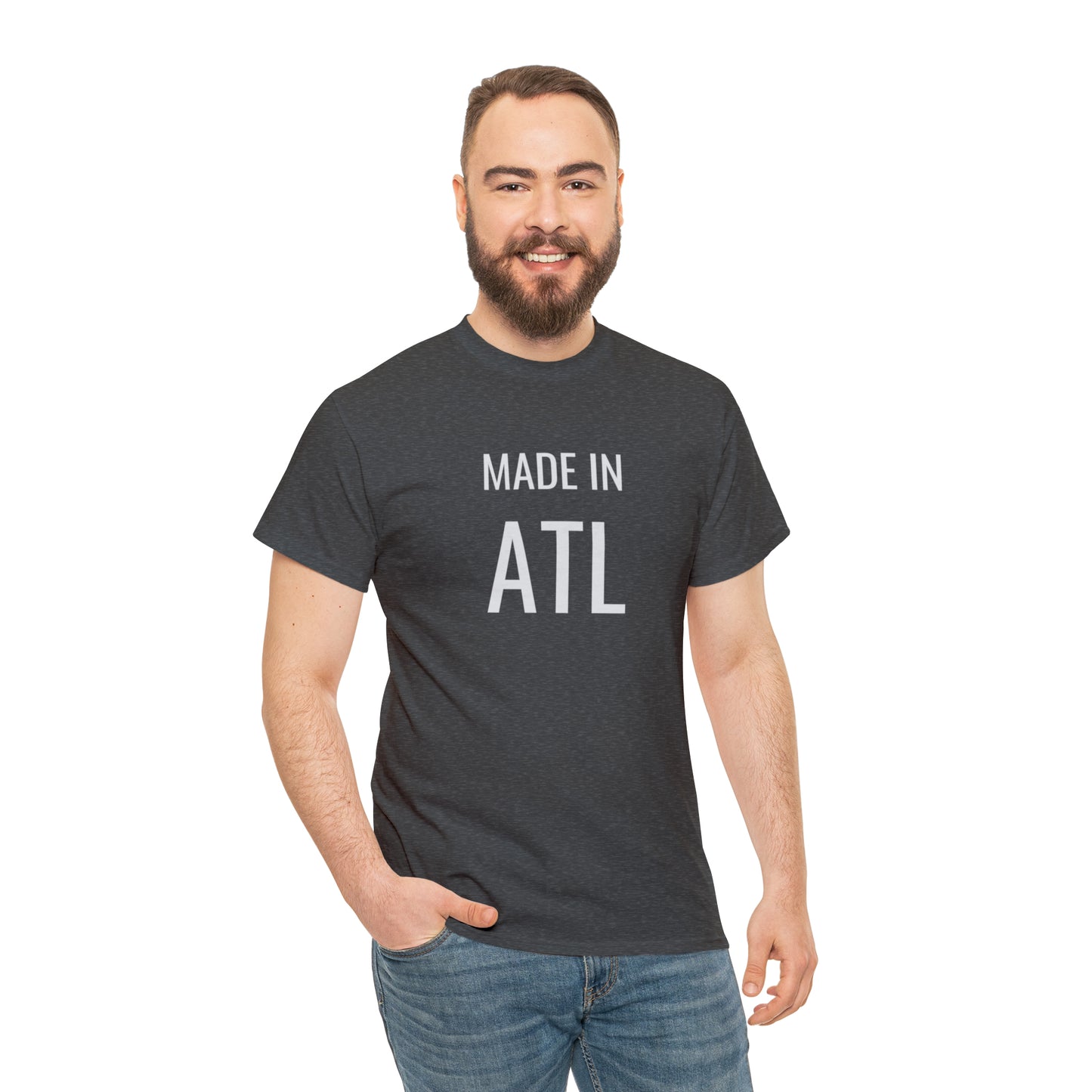 "Made in ATL" Unisex Heavy Cotton Tee