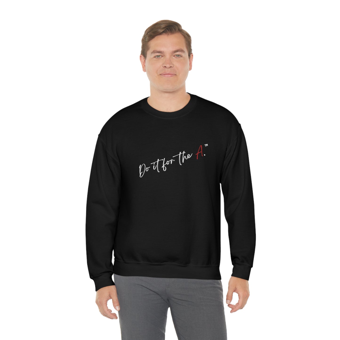 "Do it For the A" Easy Lightweight Crewneck Sweatshirt