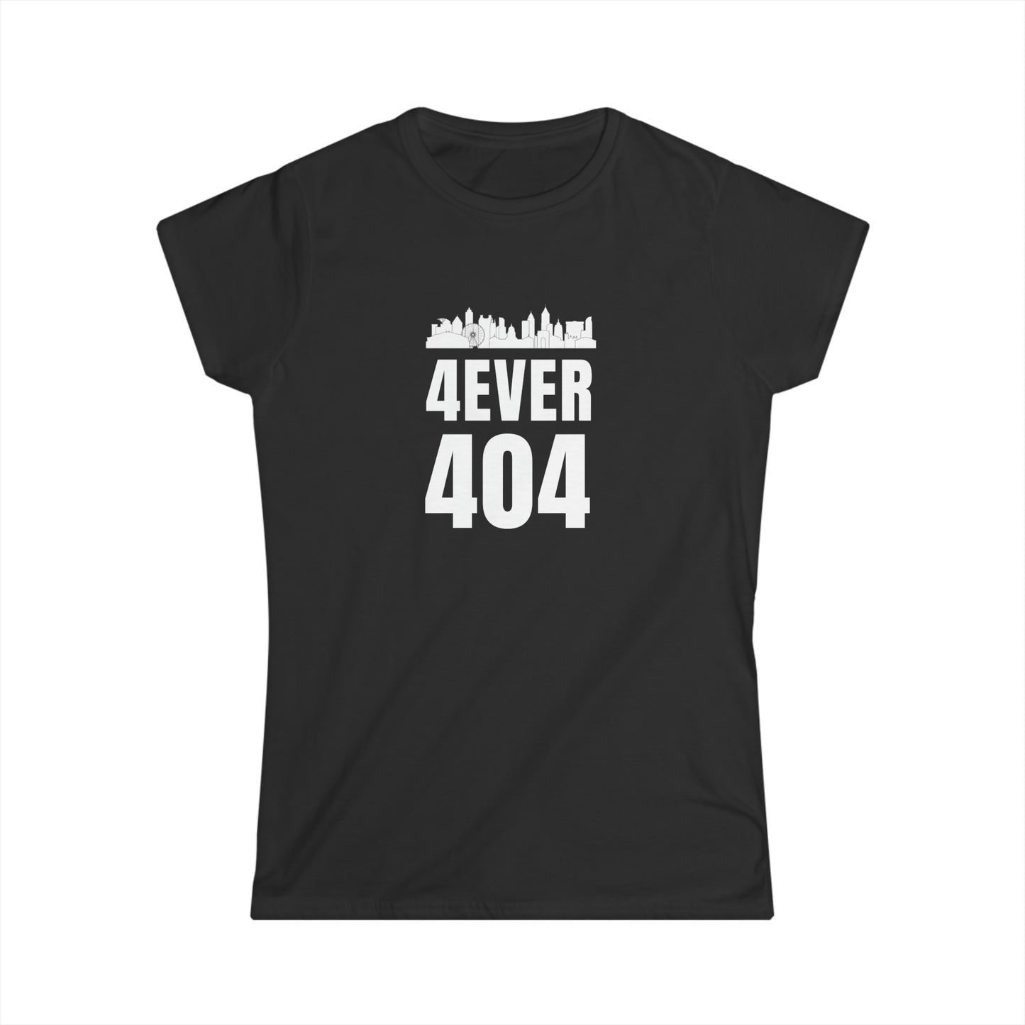 "4Ever 404" Women's Scoop Neck Short Sleeve Tee