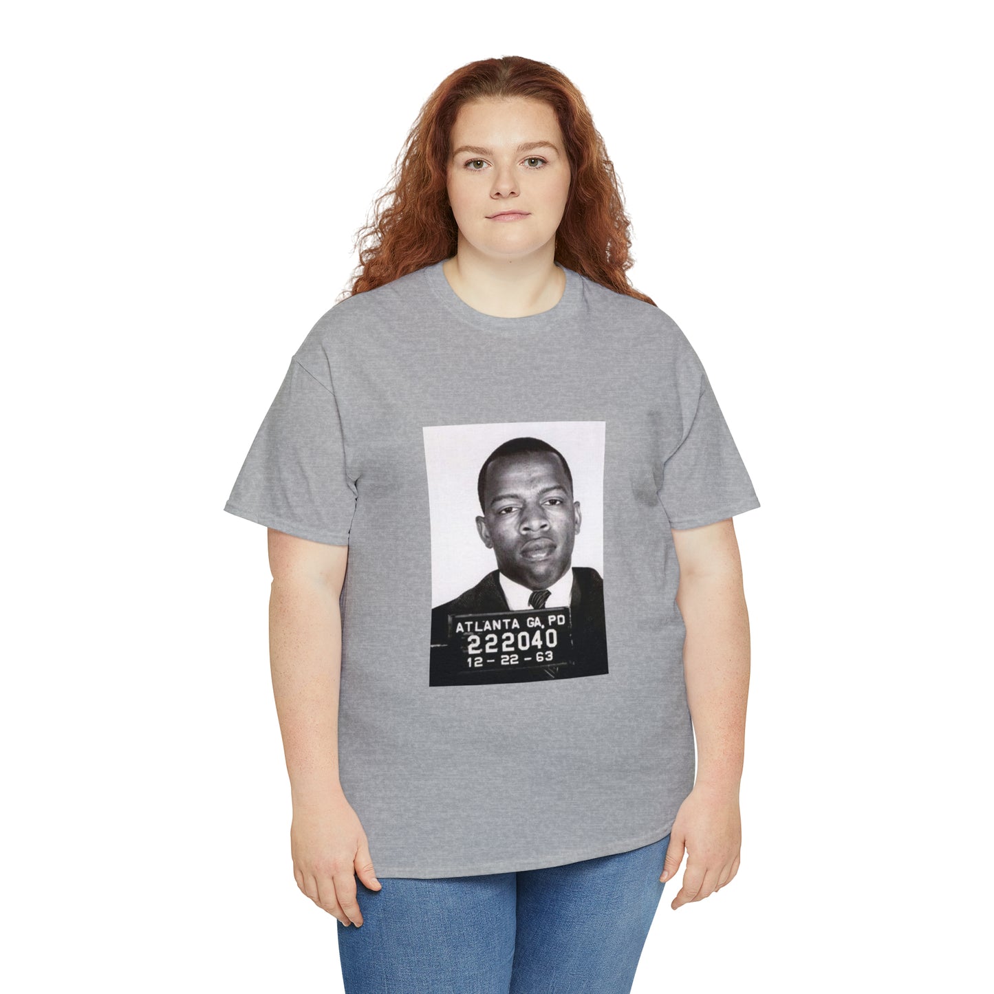 "John Lewis Hero" Unisex Heavy Cotton Tee