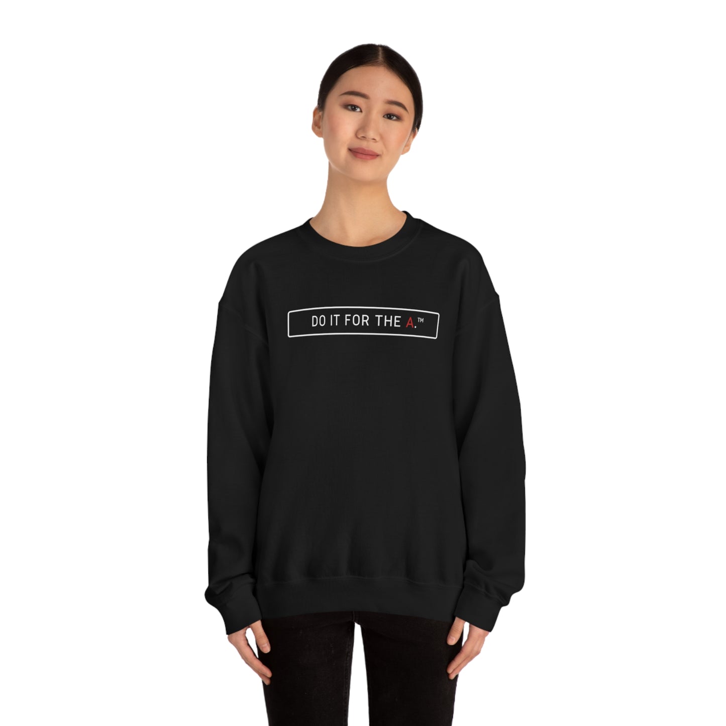 "Do It For the A" Basic Lightweight Crewneck Sweatshirt