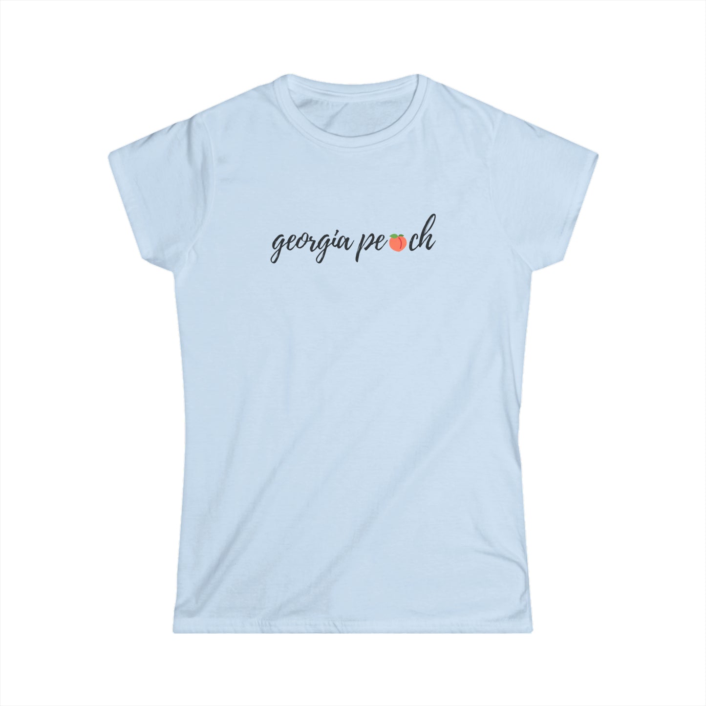 "Georgia Peach" Women's Scoop Neck Short Sleeve Tee