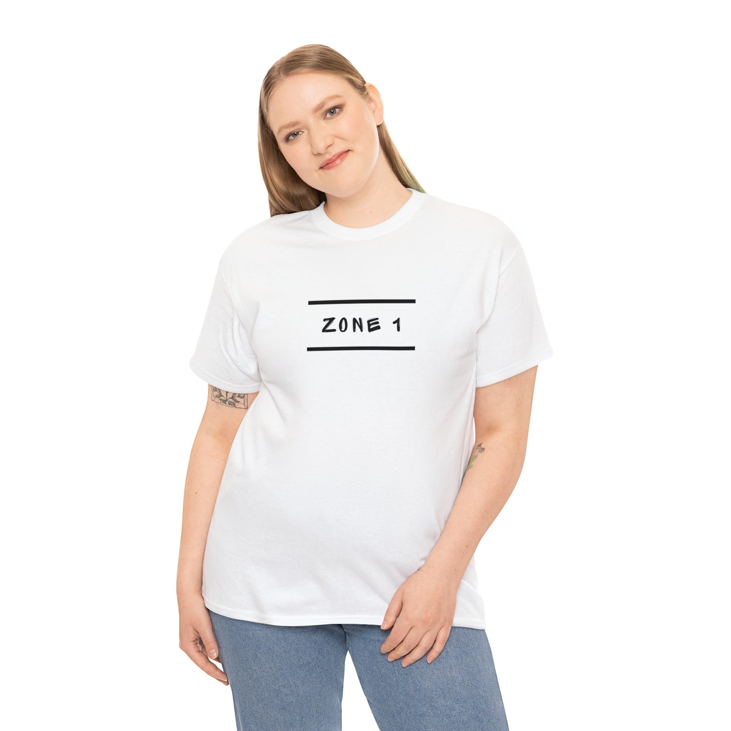 "Zone 1" Unisex Heavy Cotton Tee