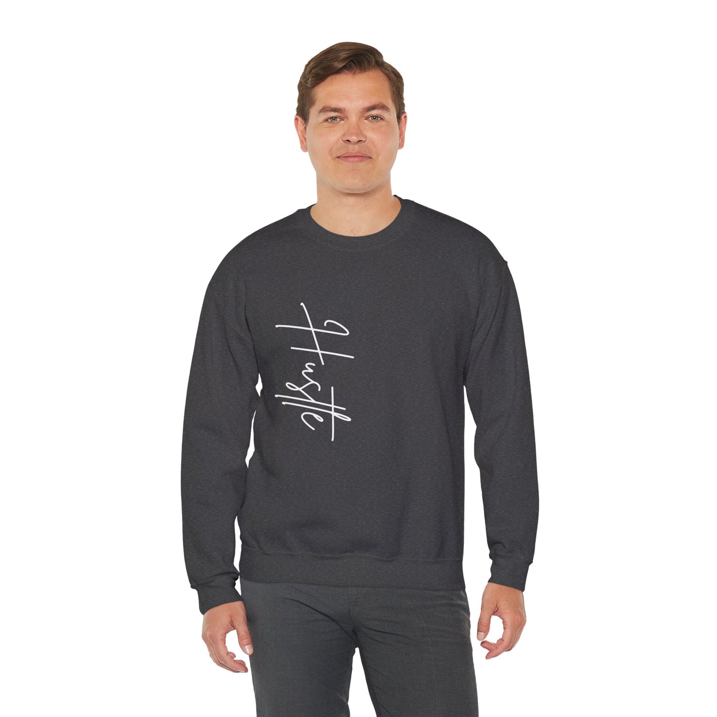 "Hustle" Lightweight Crewneck Sweatshirt