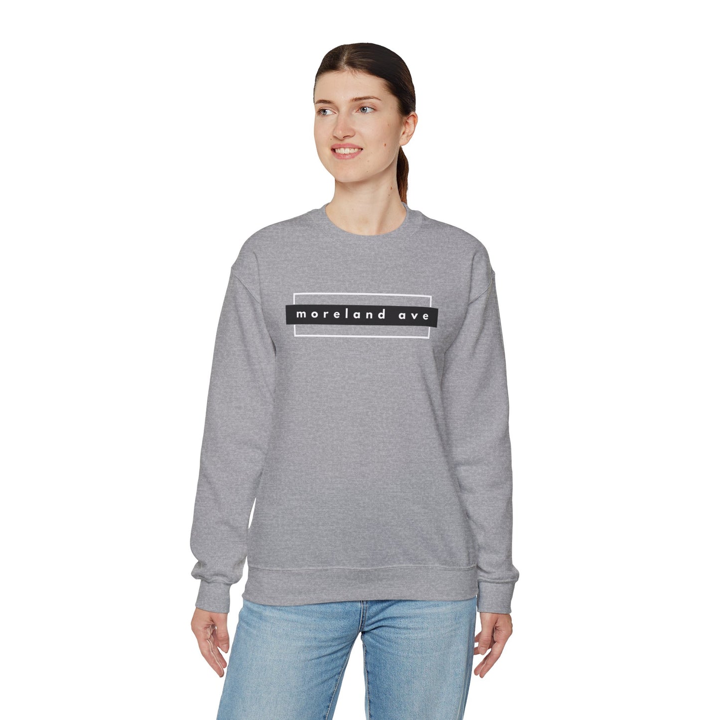 "Moreland Ave" Lightweight Crewneck Sweatshirt