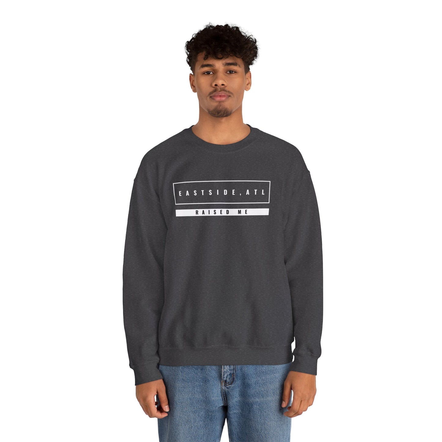 "Eastside, ATL Raised Me" Lightweight Crewneck Sweatshirt