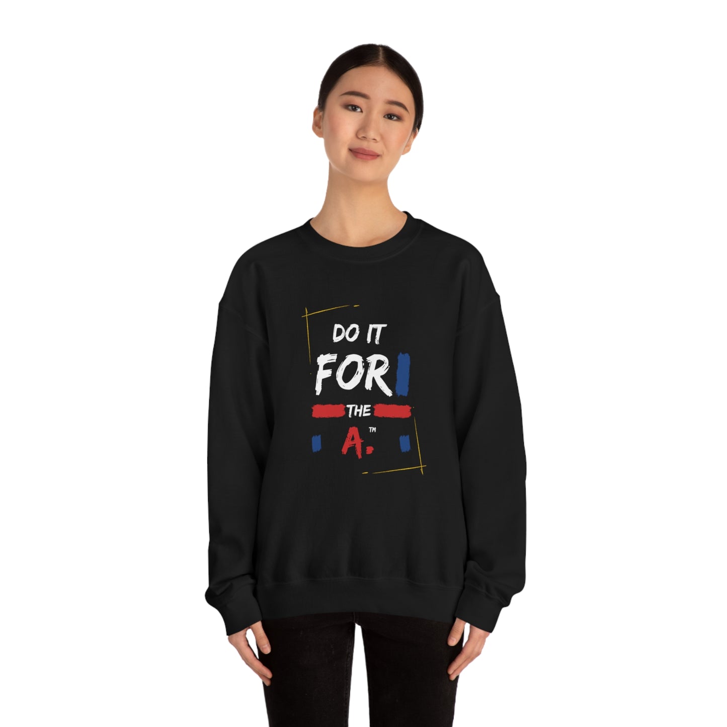 "Do it For the A" Graphic Lightweight Crewneck Sweatshirt