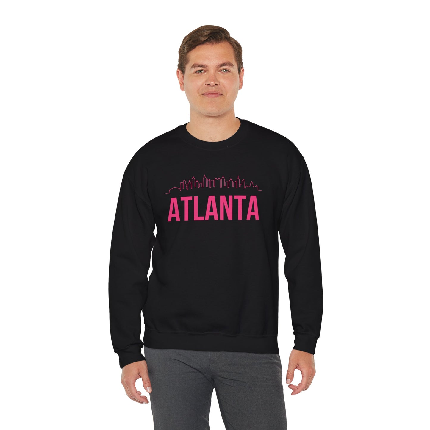 "Atlanta" Skyline Lightweight Crewneck Sweatshirt