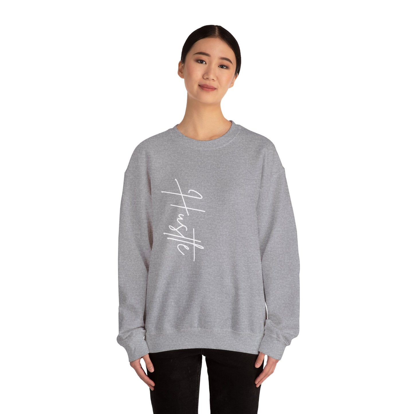 "Hustle" Lightweight Crewneck Sweatshirt