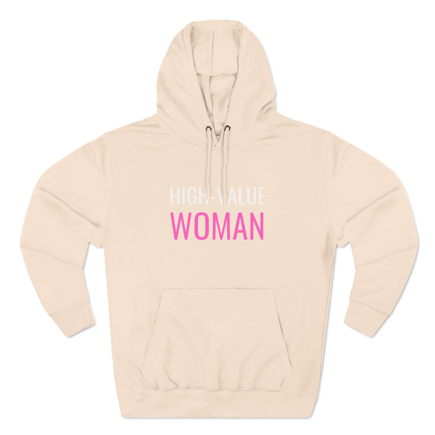 "High Value Woman" Unisex Premium Pullover Hoodie