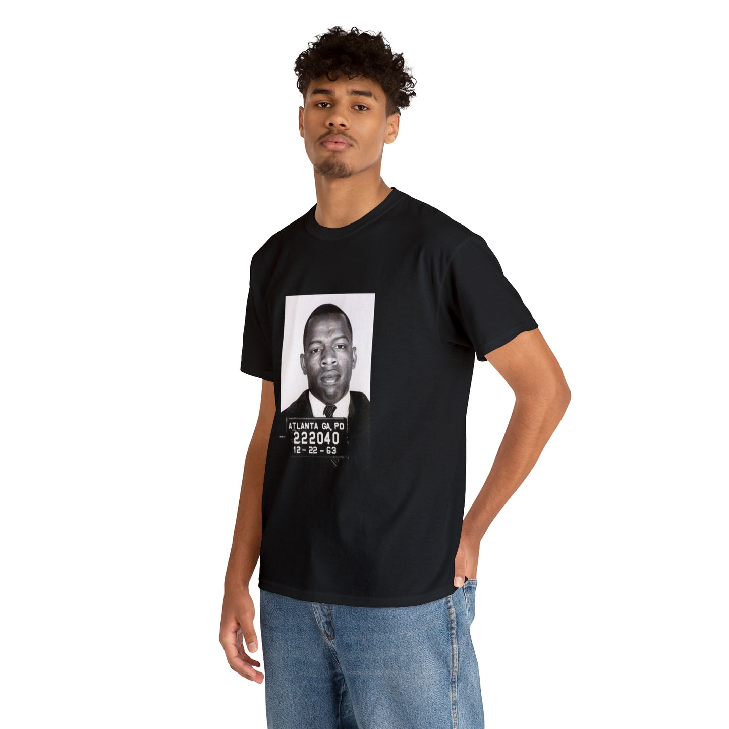 "John Lewis Hero" Unisex Heavy Cotton Tee