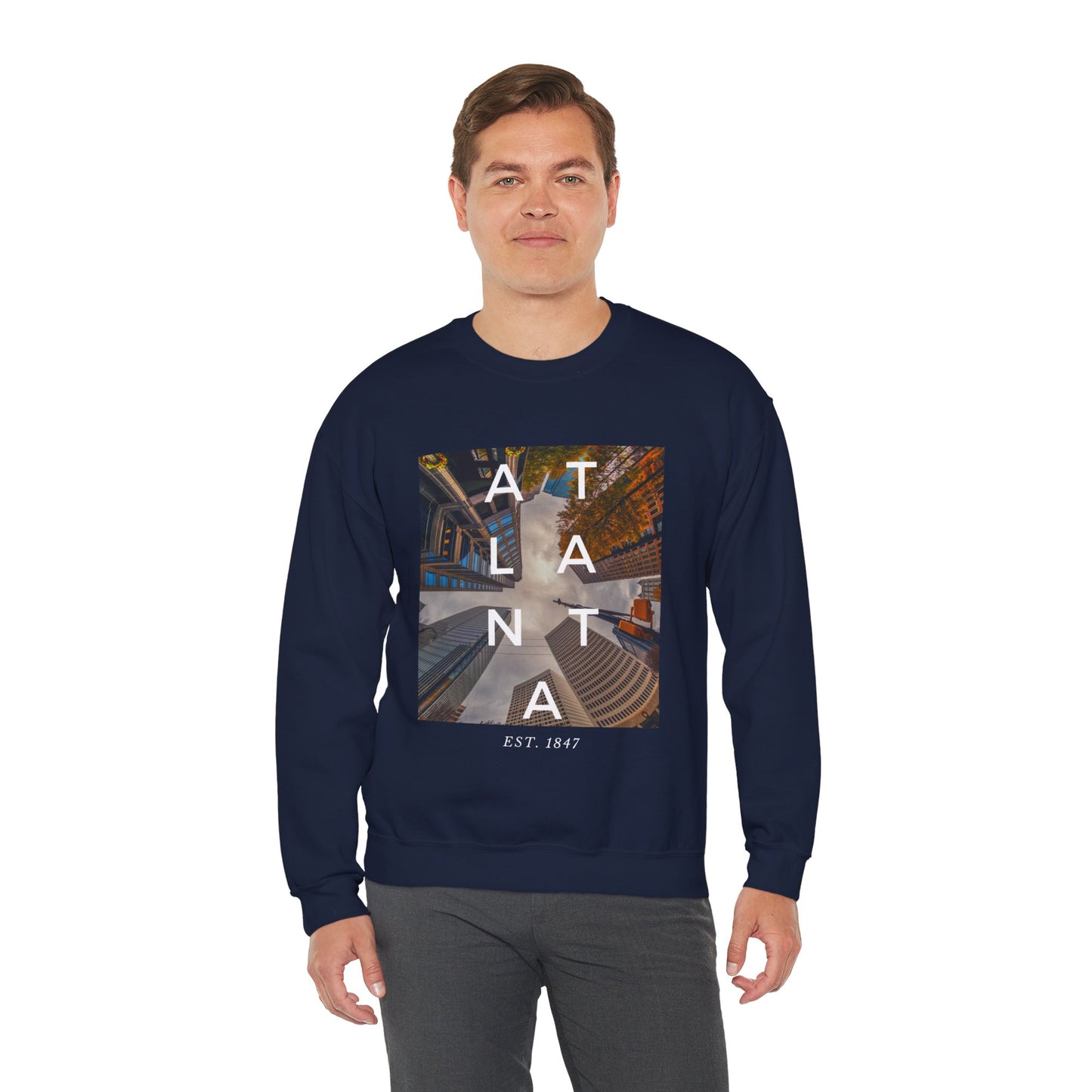 "Atlanta, Est. 1847" Lightweight Crewneck Sweatshirt