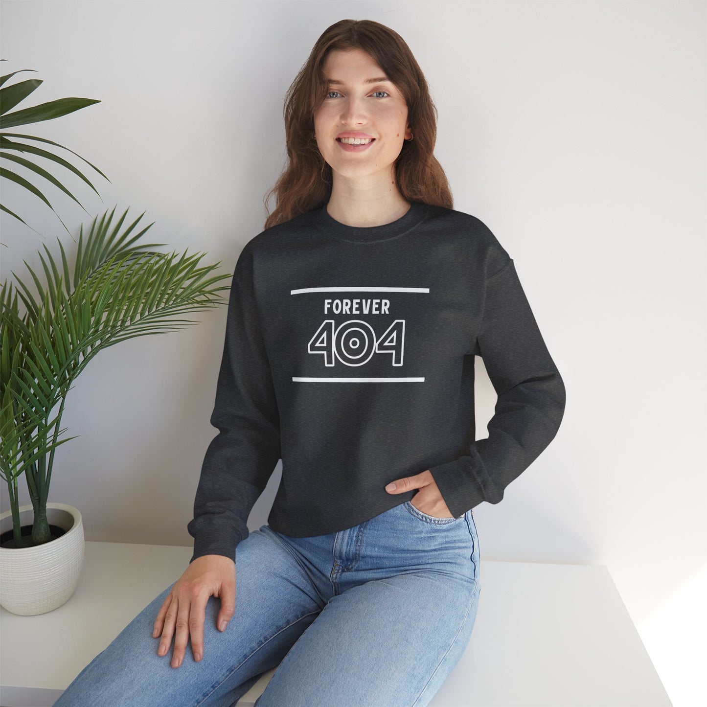 "Forever 404" Lightweight Crewneck Sweatshirt