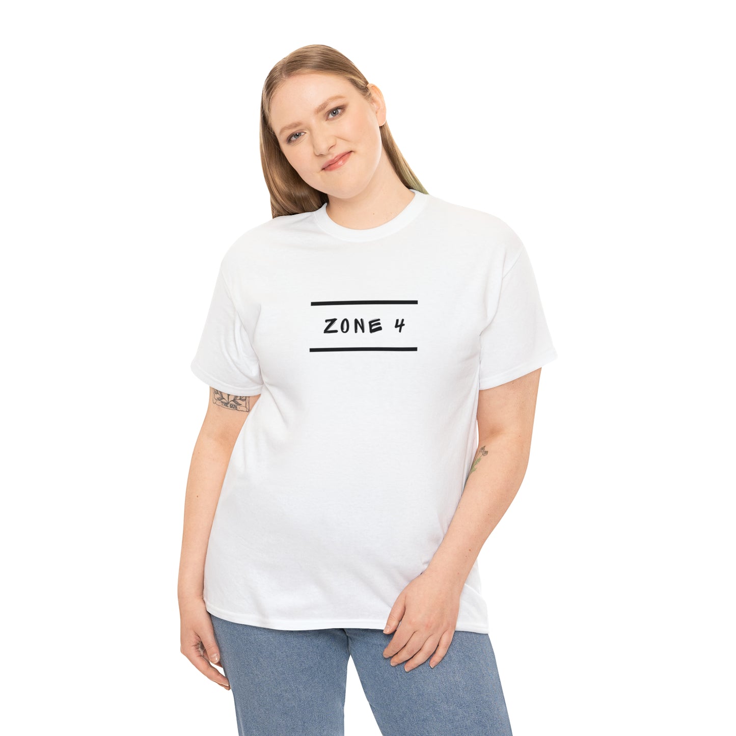 "Zone 4" Unisex Heavy Cotton Tee