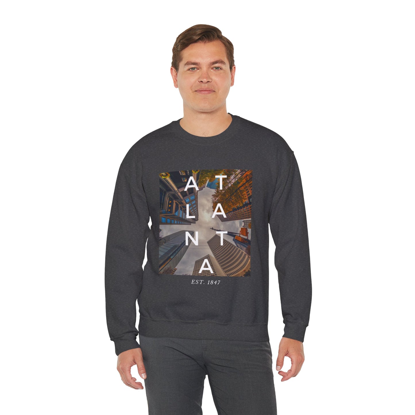 "Atlanta, Est. 1847" Lightweight Crewneck Sweatshirt