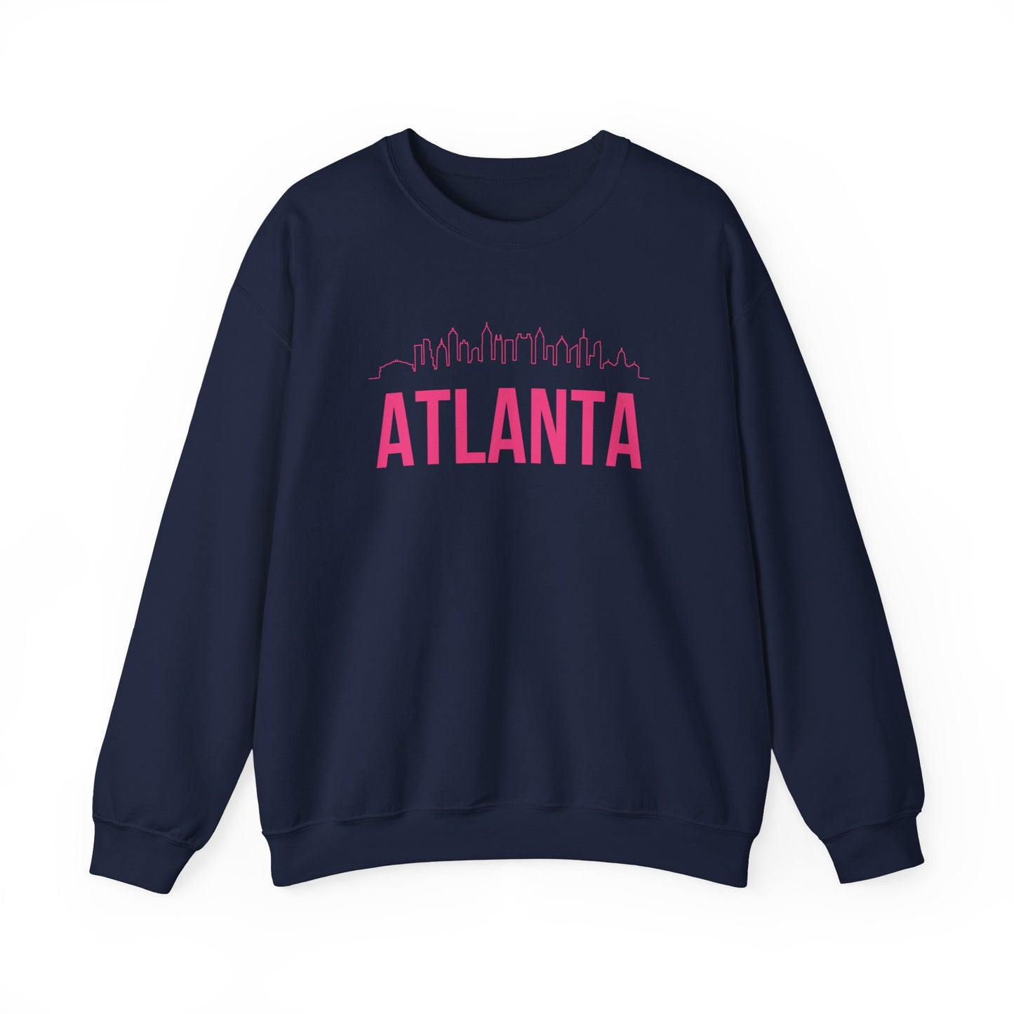 "Atlanta" Skyline Lightweight Crewneck Sweatshirt