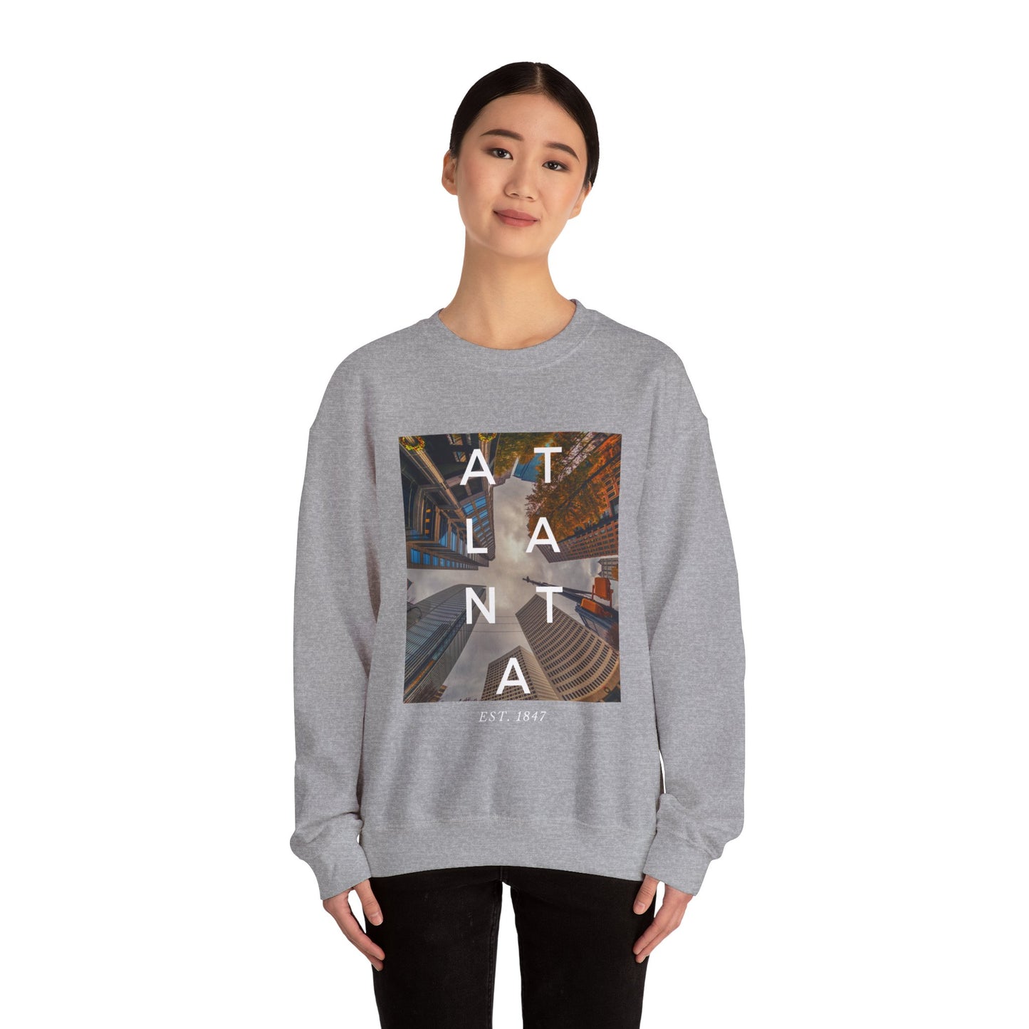 "Atlanta, Est. 1847" Lightweight Crewneck Sweatshirt