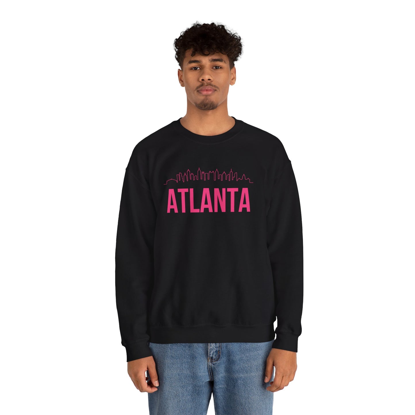 "Atlanta" Skyline Lightweight Crewneck Sweatshirt