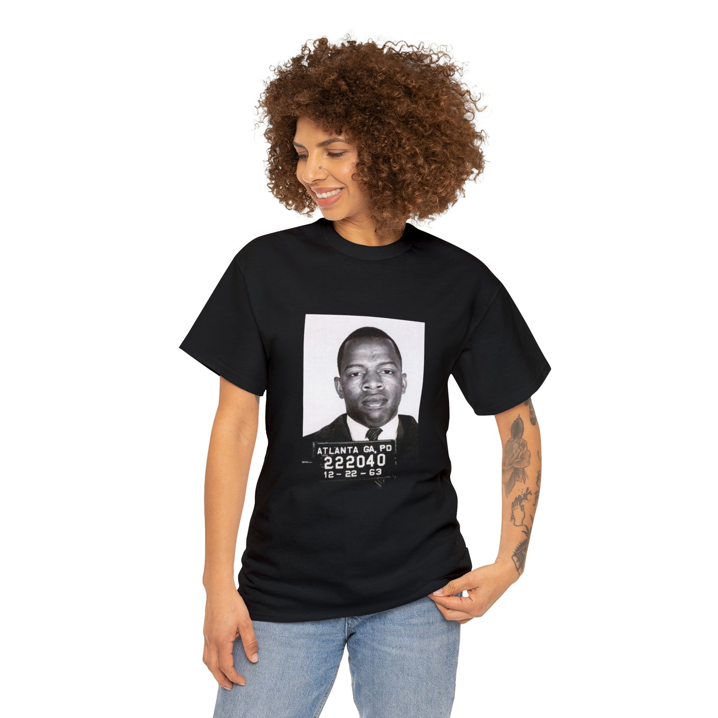 "John Lewis Hero" Unisex Heavy Cotton Tee