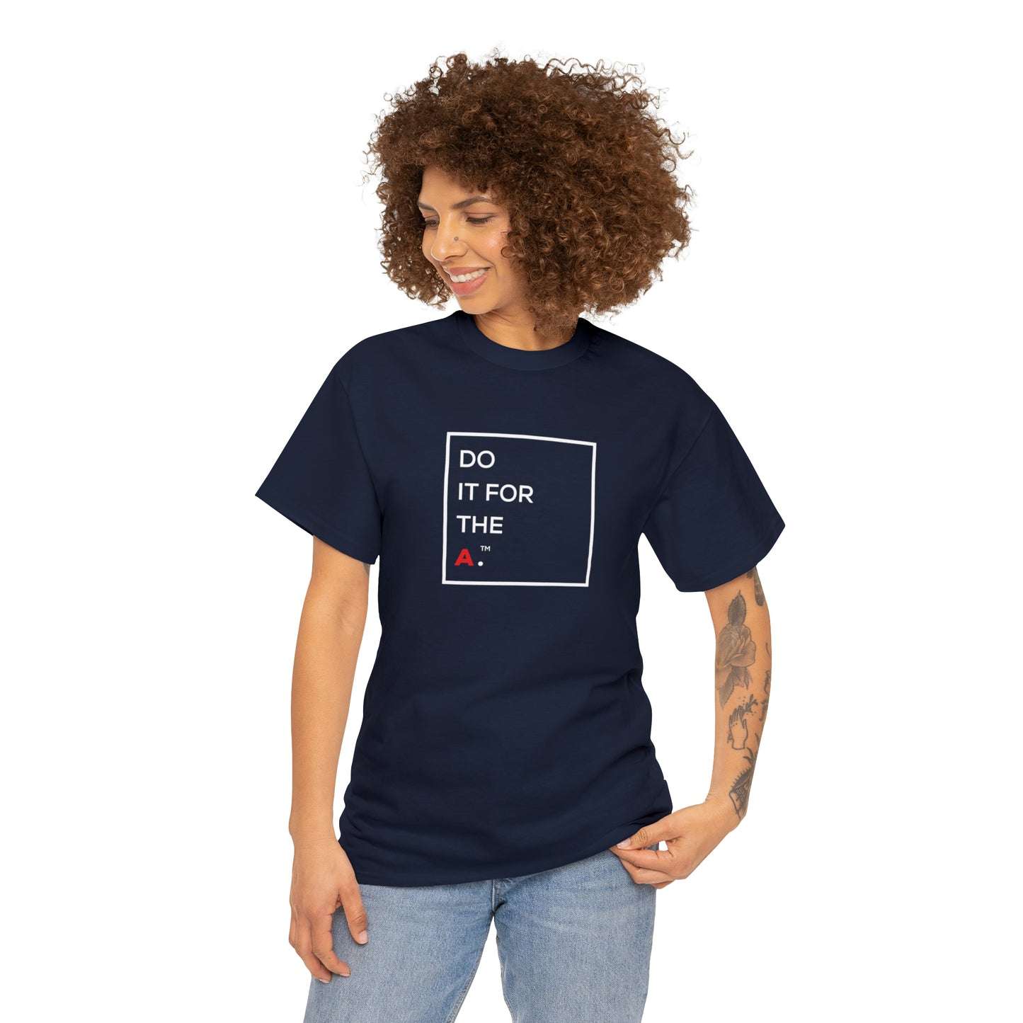 "Do it For the A" Square Unisex Heavy Cotton Tee