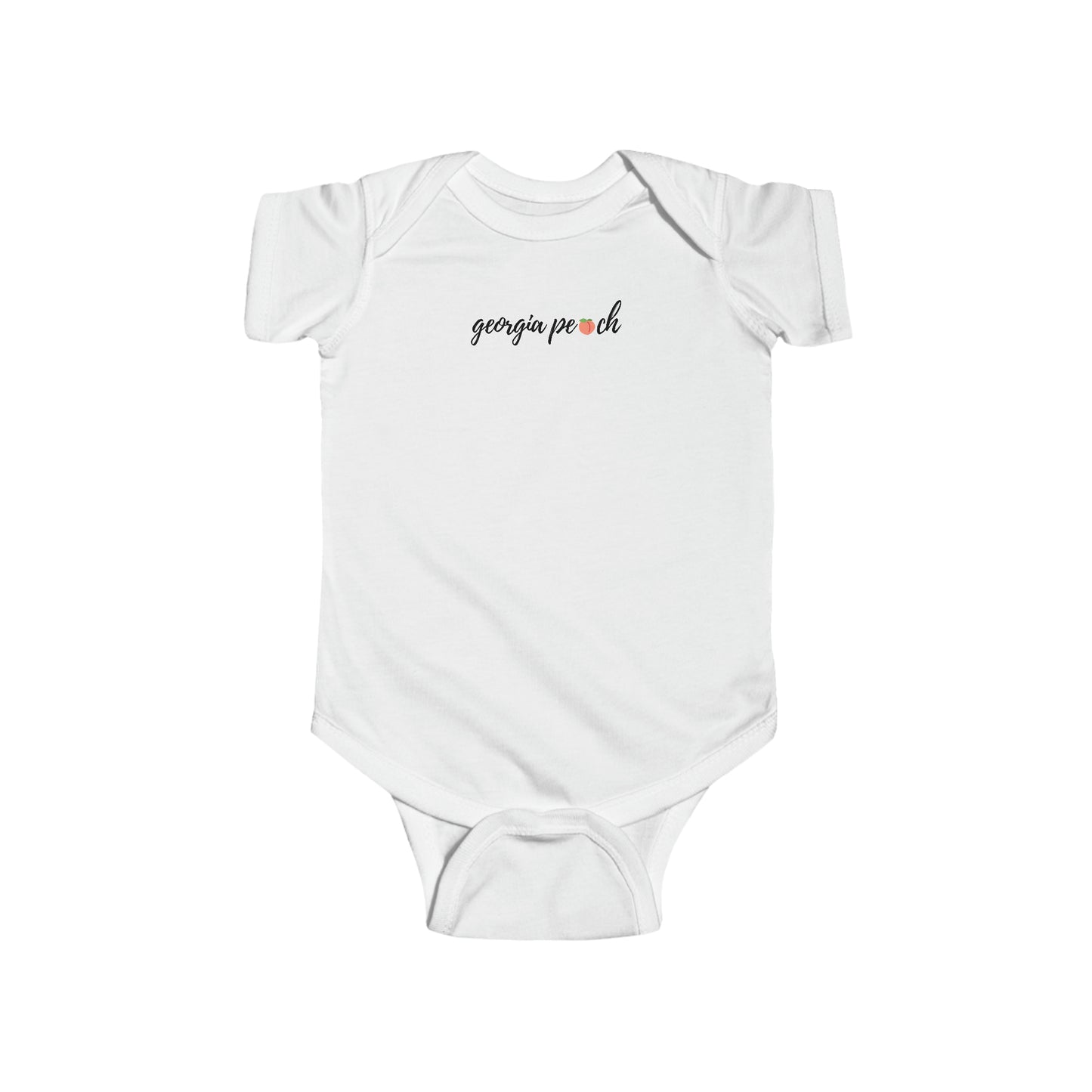 "Georgia Peach" Infant Fine Jersey Bodysuit