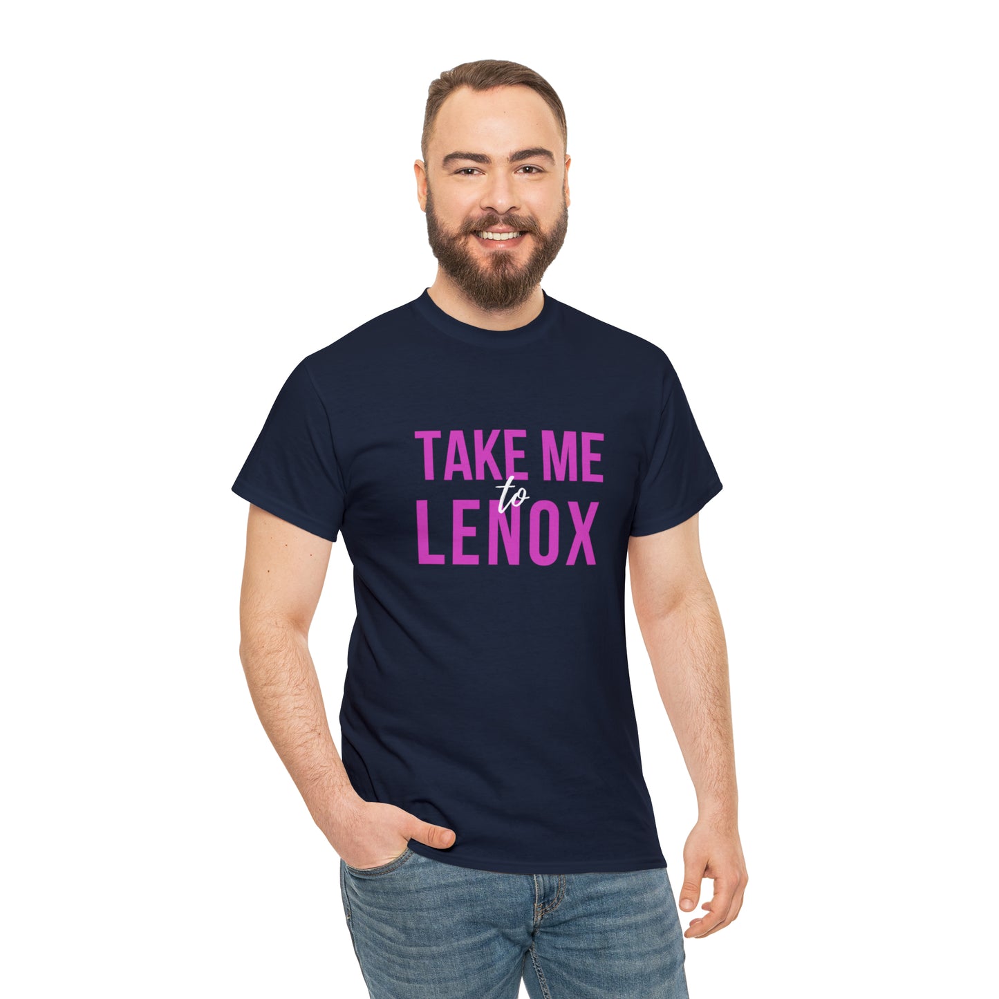 "Take Me to Lenox" Unisex Heavy Cotton Tee