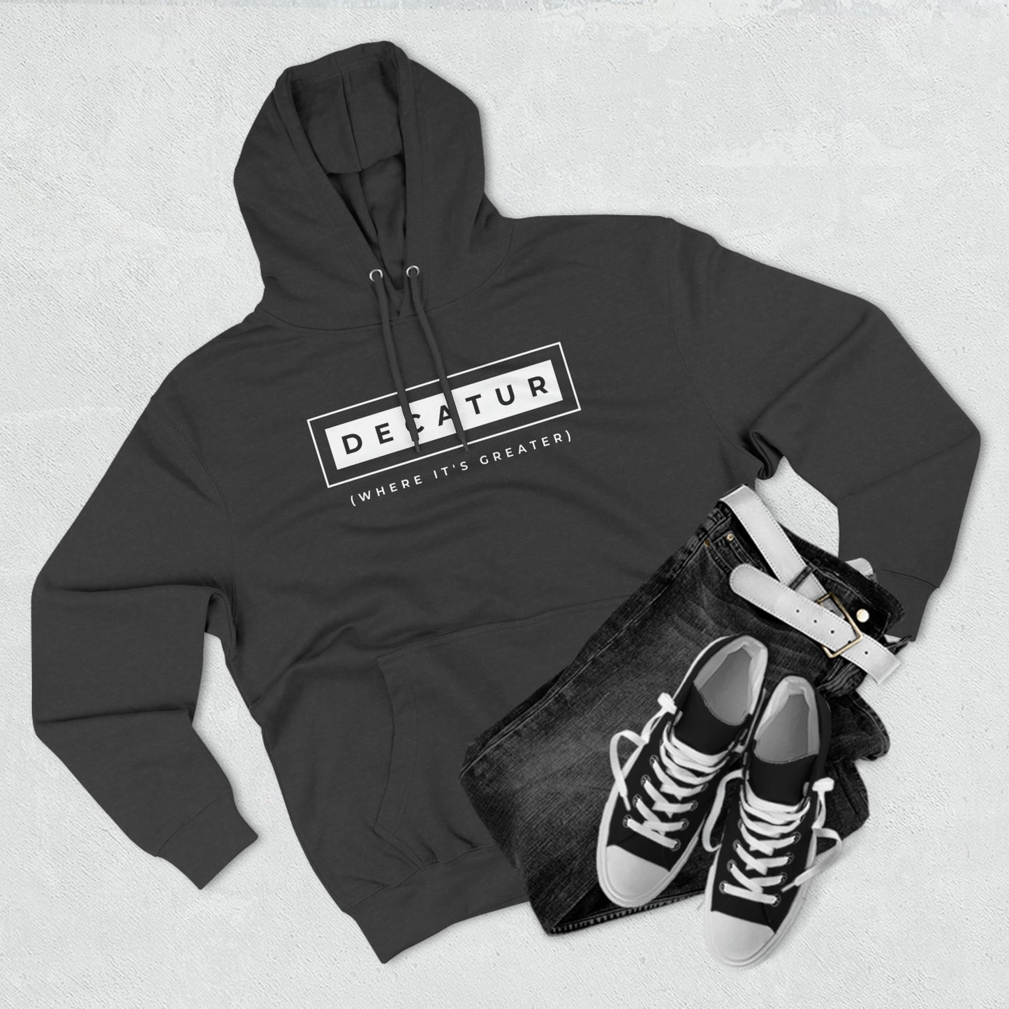 "Decatur Where It's Greater" Unisex Premium Pullover Hoodie