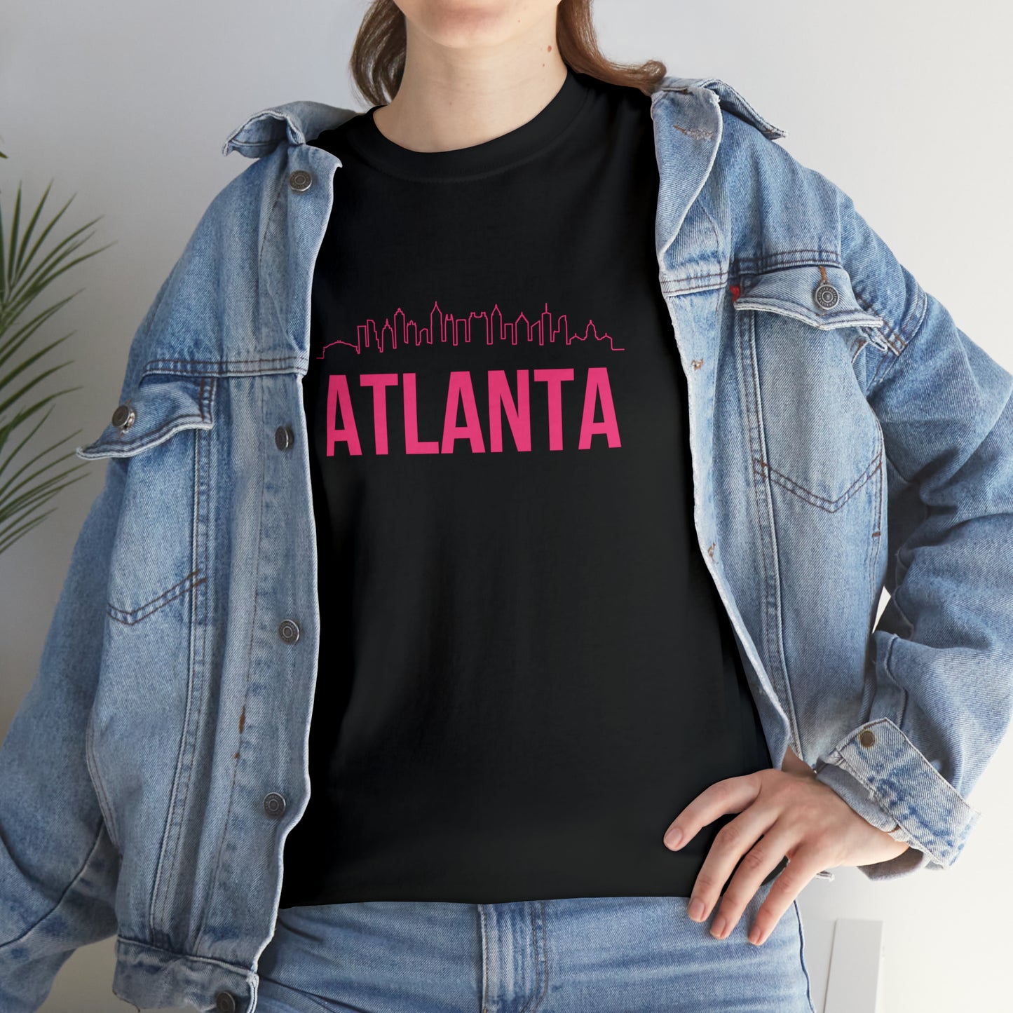 "Atlanta Skyline" Unisex Heavy Cotton Tee