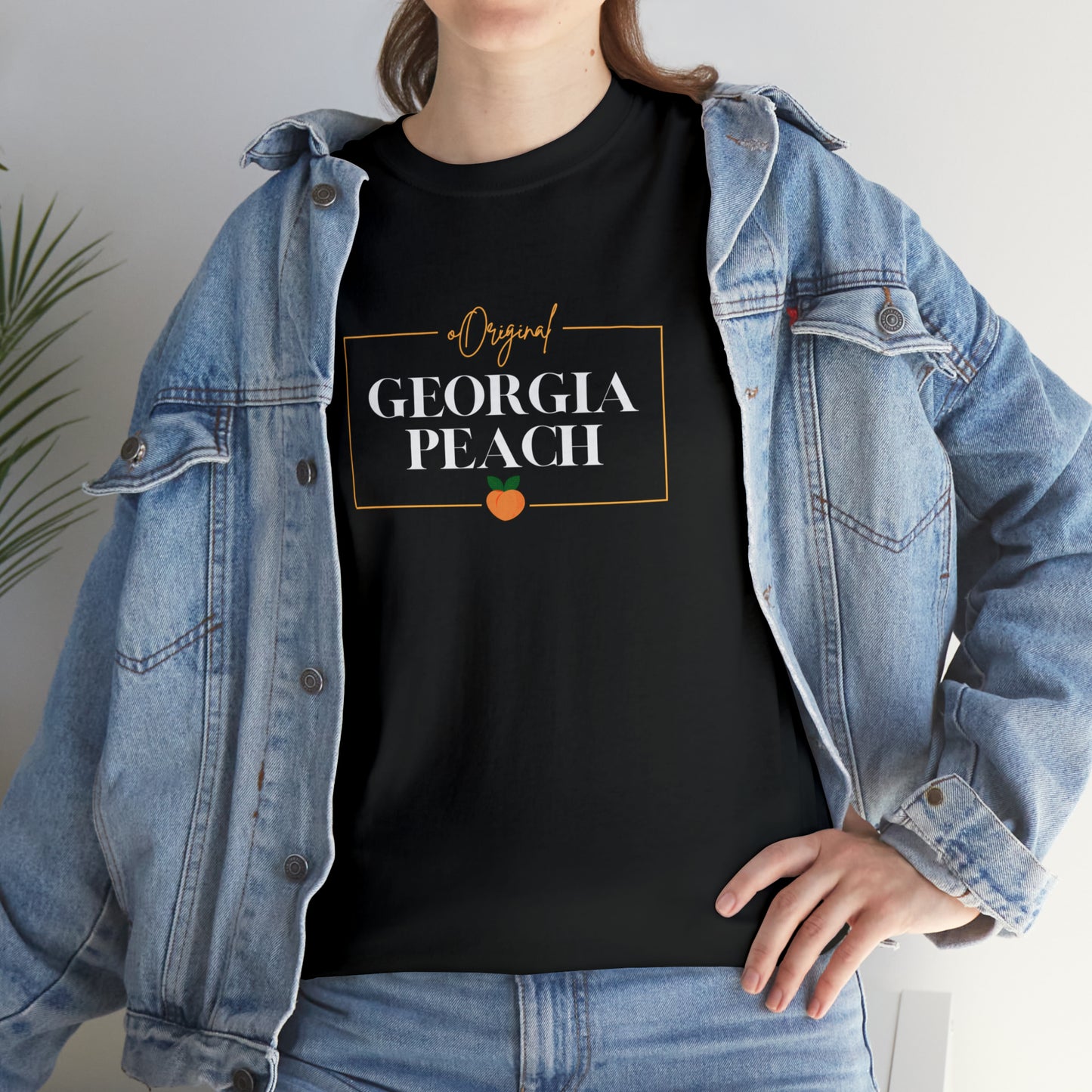 "Original Georgia Peach" Unisex Heavy Cotton Tee