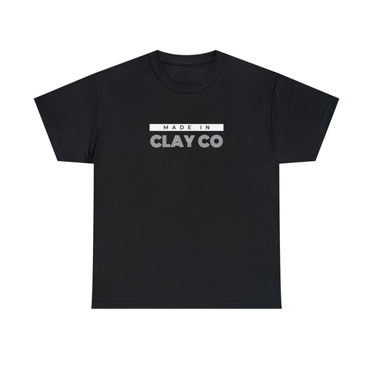 "Made in Clay Co" Trendsetter Unisex Heavy Cotton Tee