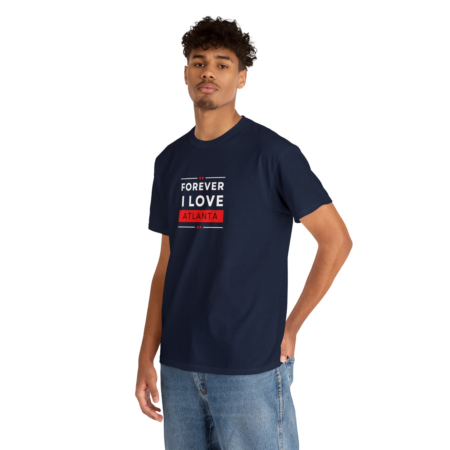 "Forever I Love Atlanta" Unisex Heavy Cotton Tee