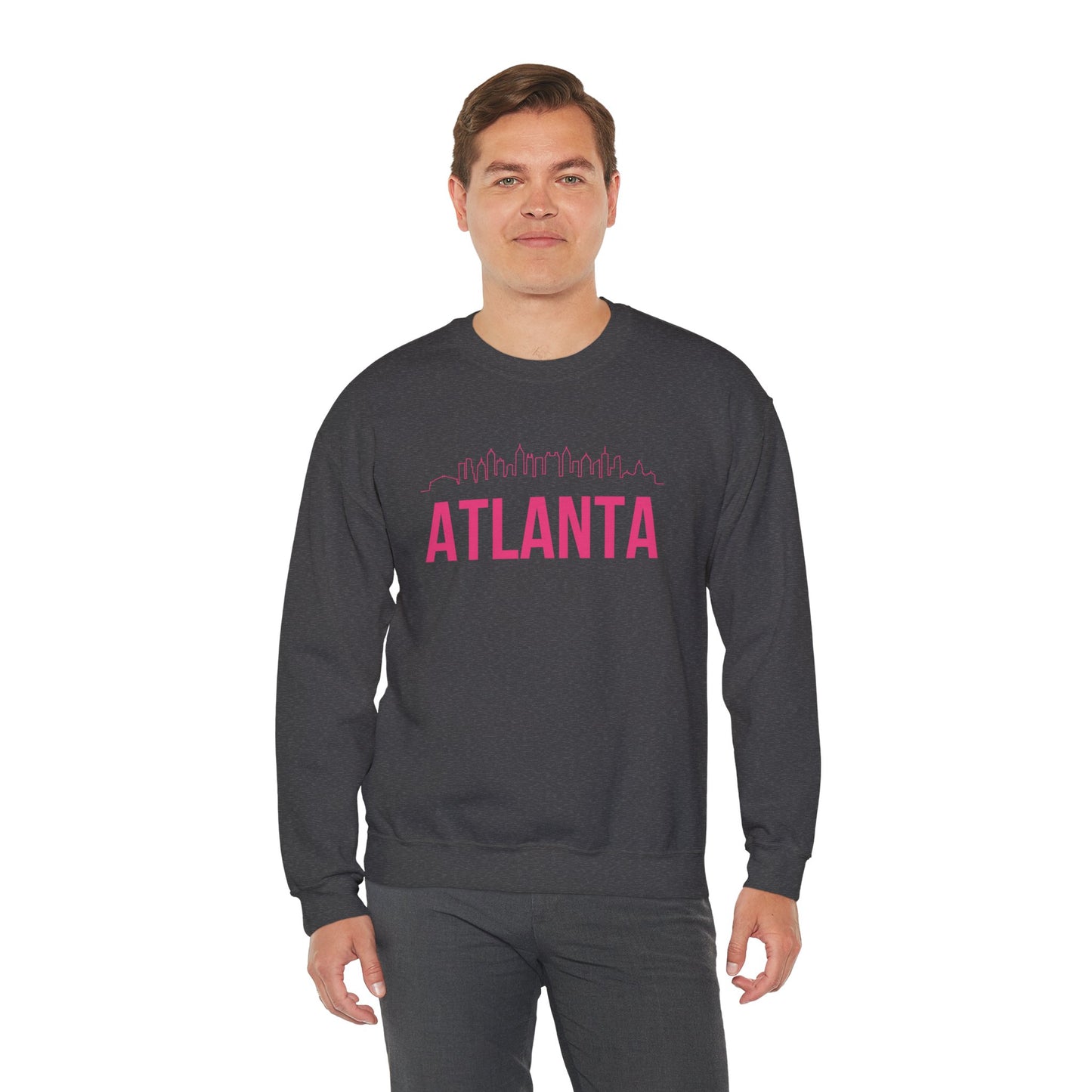 "Atlanta" Skyline Lightweight Crewneck Sweatshirt