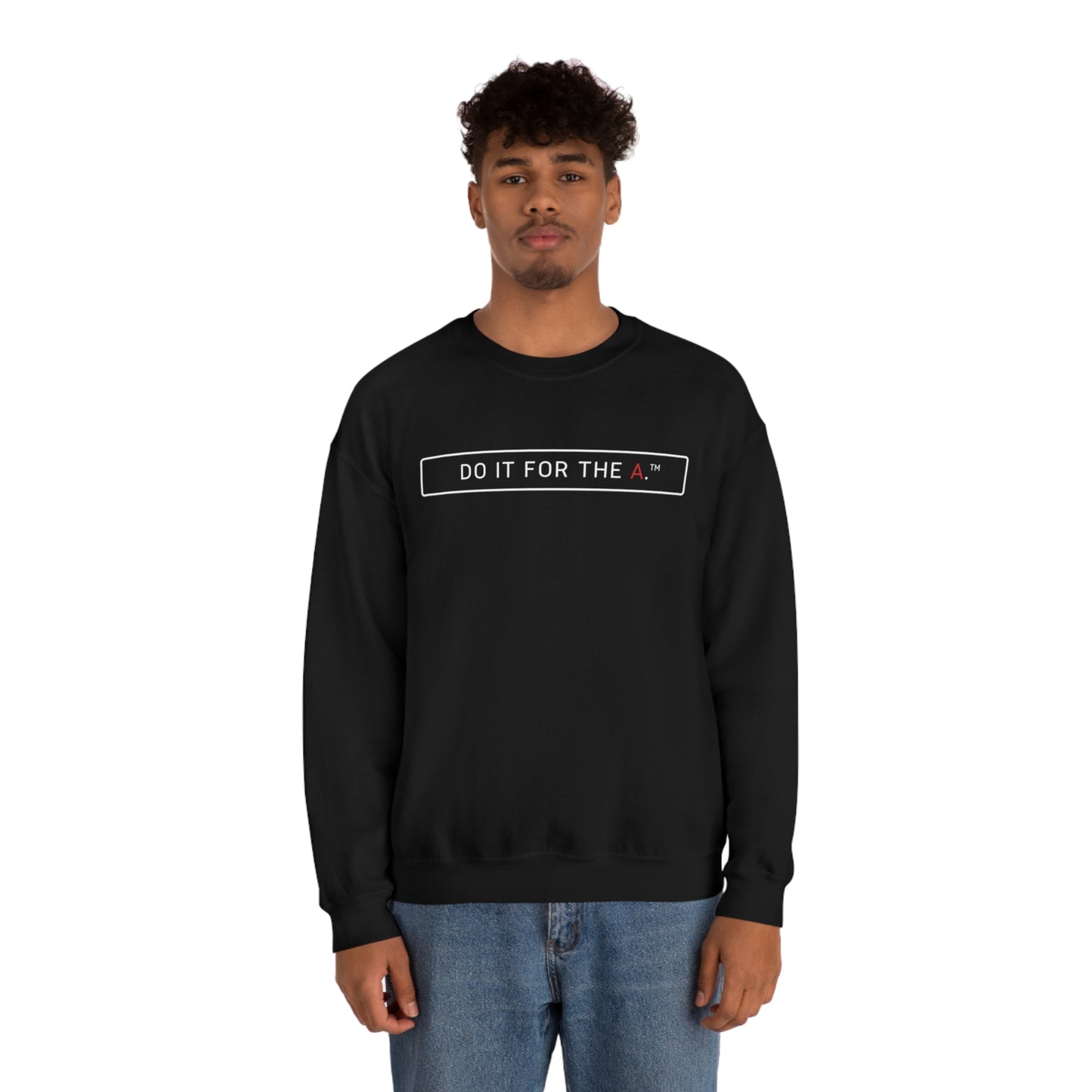 "Do It For the A" Basic Lightweight Crewneck Sweatshirt