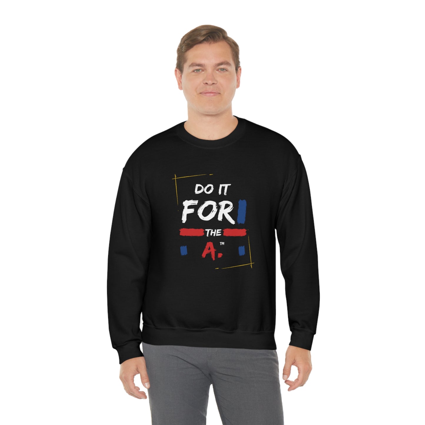 "Do it For the A" Graphic Lightweight Crewneck Sweatshirt