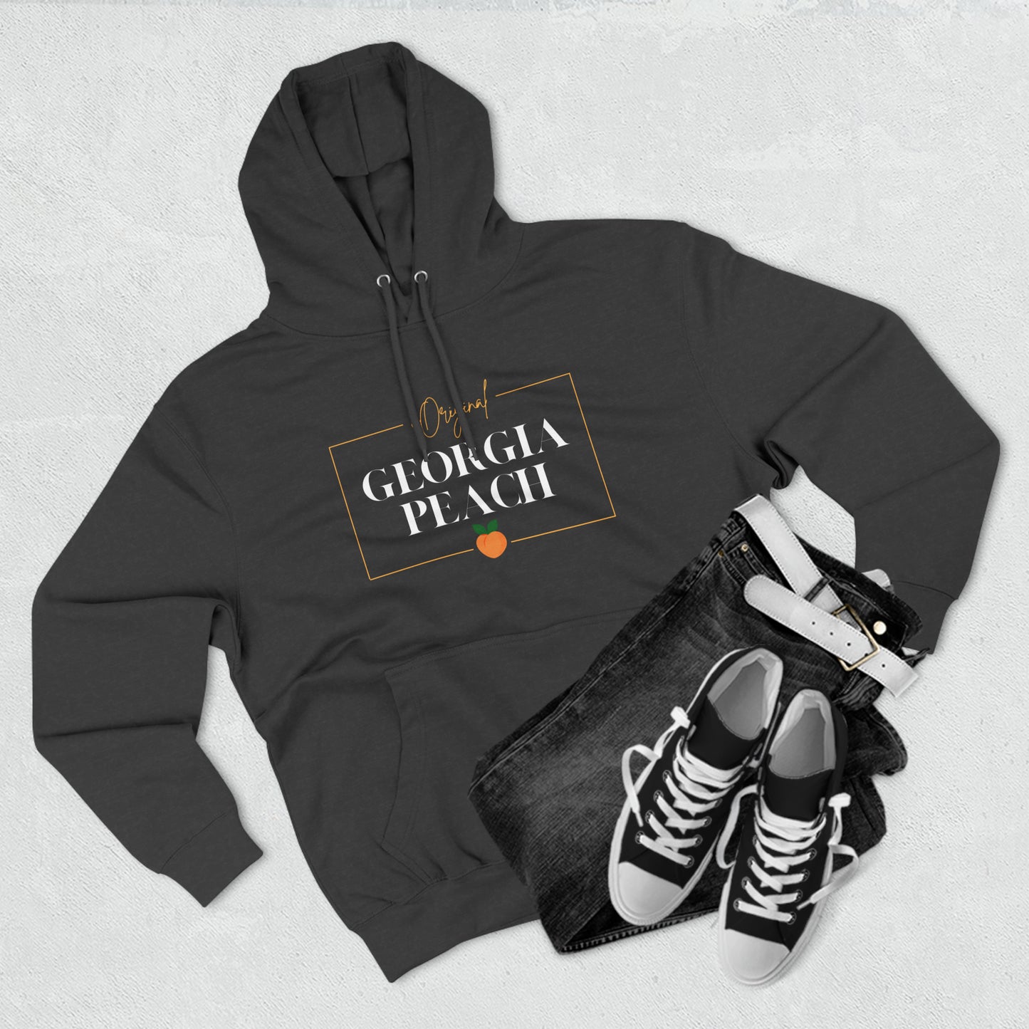 "Original Georgia Peach" Unisex Premium Pullover Hoodie