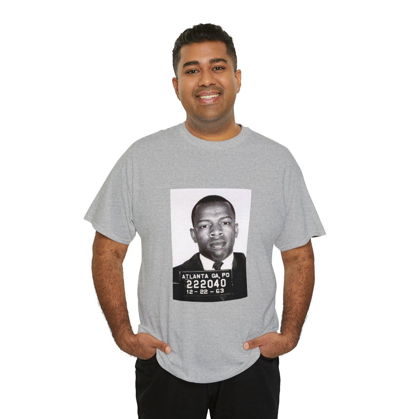 "John Lewis Hero" Unisex Heavy Cotton Tee