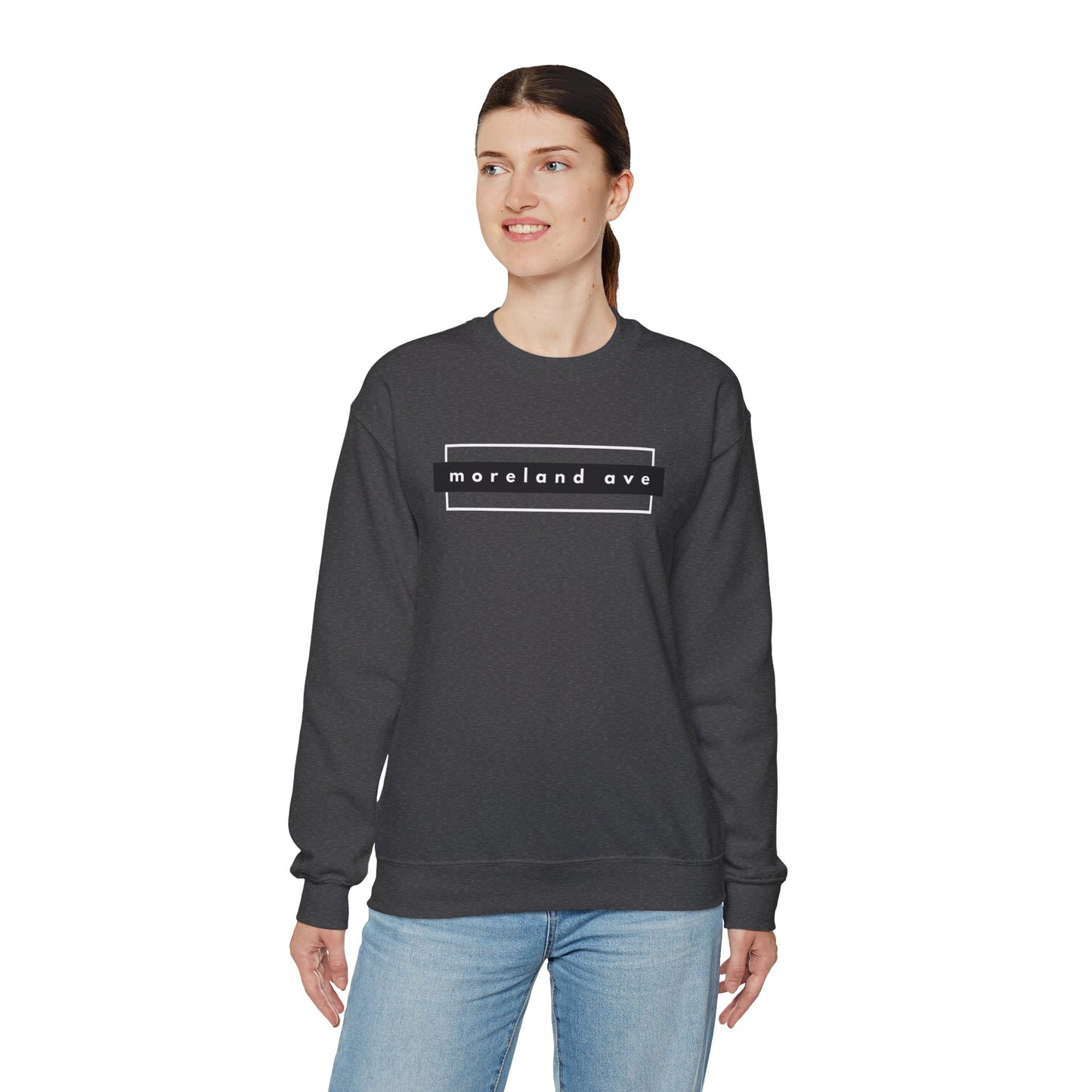 "Moreland Ave" Lightweight Crewneck Sweatshirt