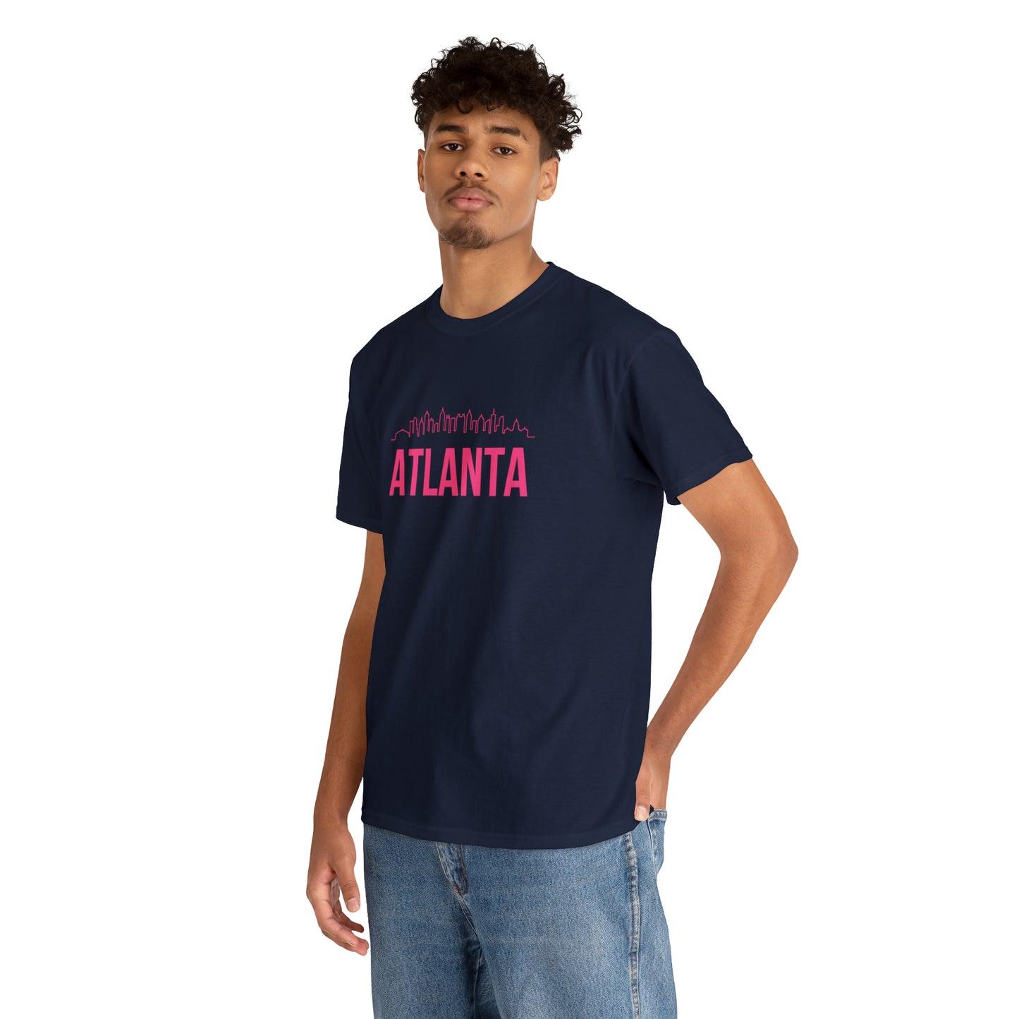 "Atlanta Skyline" Unisex Heavy Cotton Tee