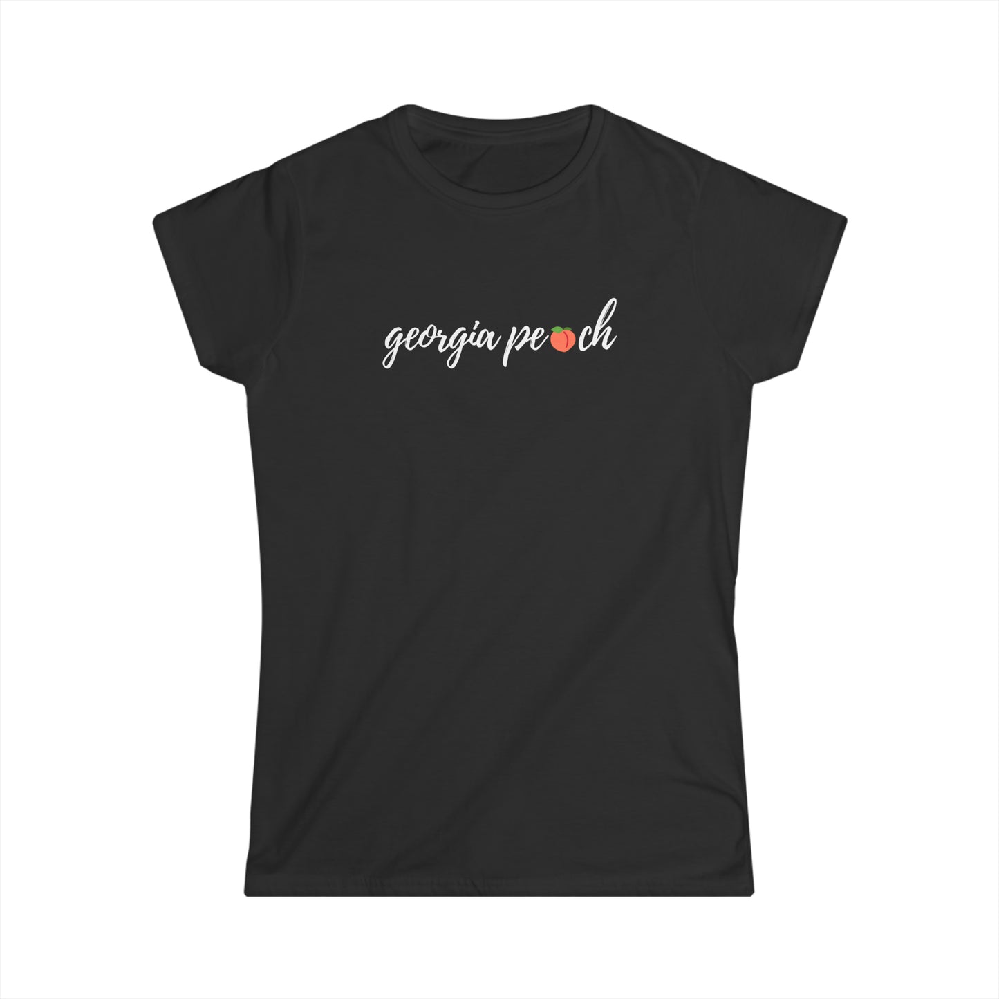 "Georgia Peach" Women's Scoop Neck Short Sleeve Tee