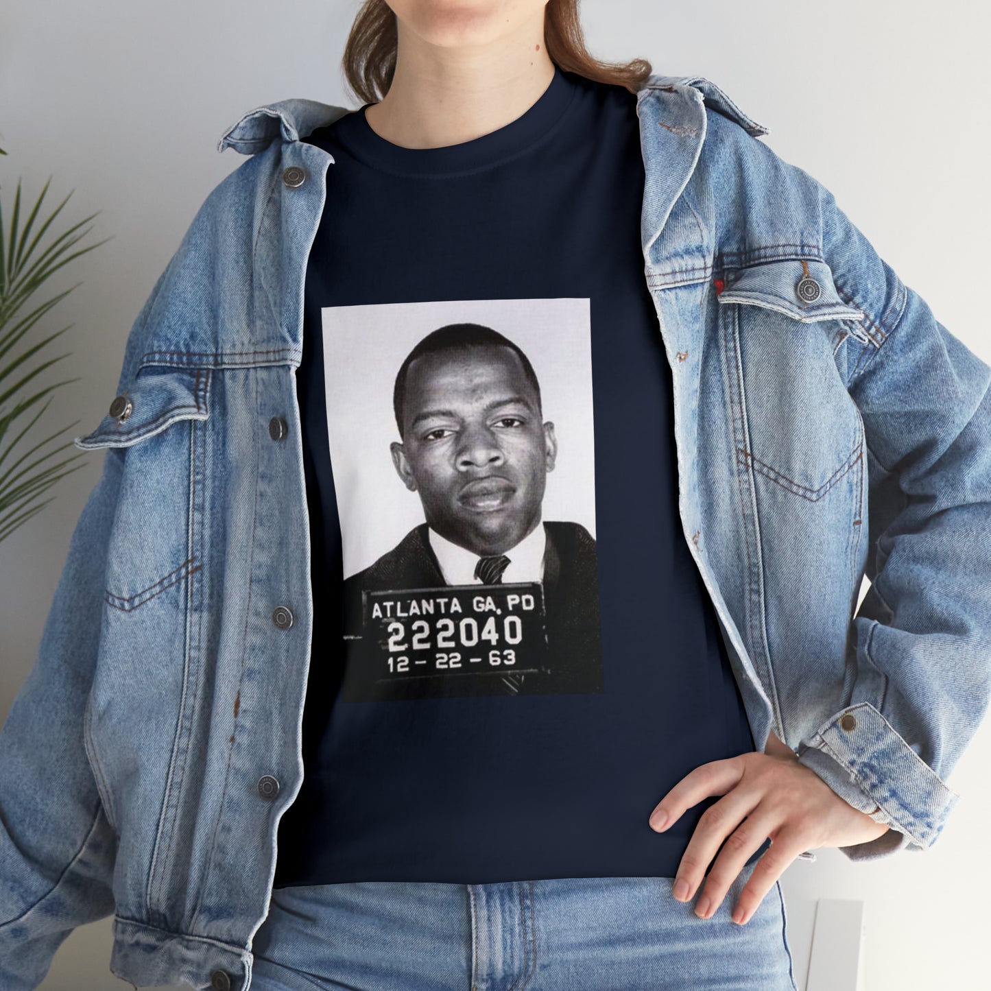 "John Lewis Hero" Unisex Heavy Cotton Tee