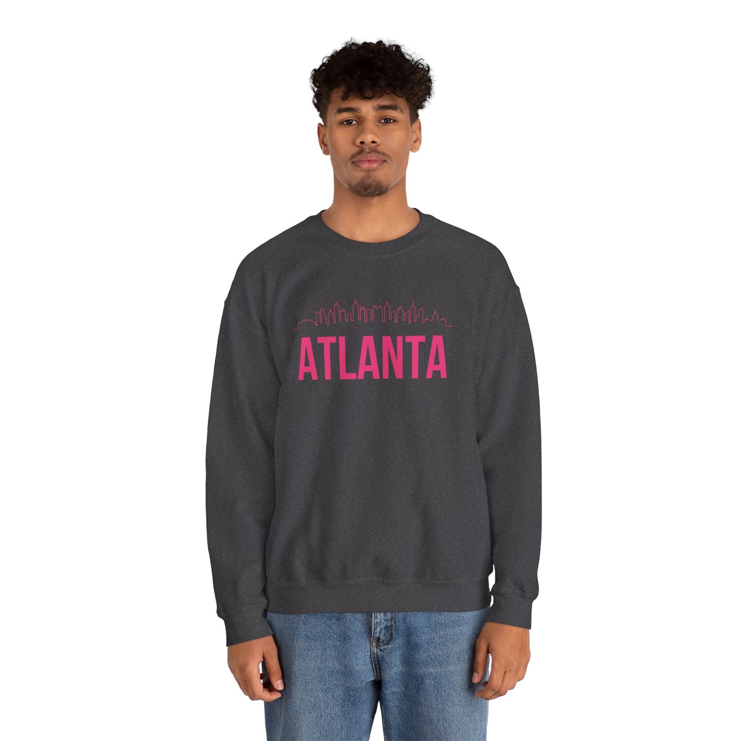 "Atlanta" Skyline Lightweight Crewneck Sweatshirt