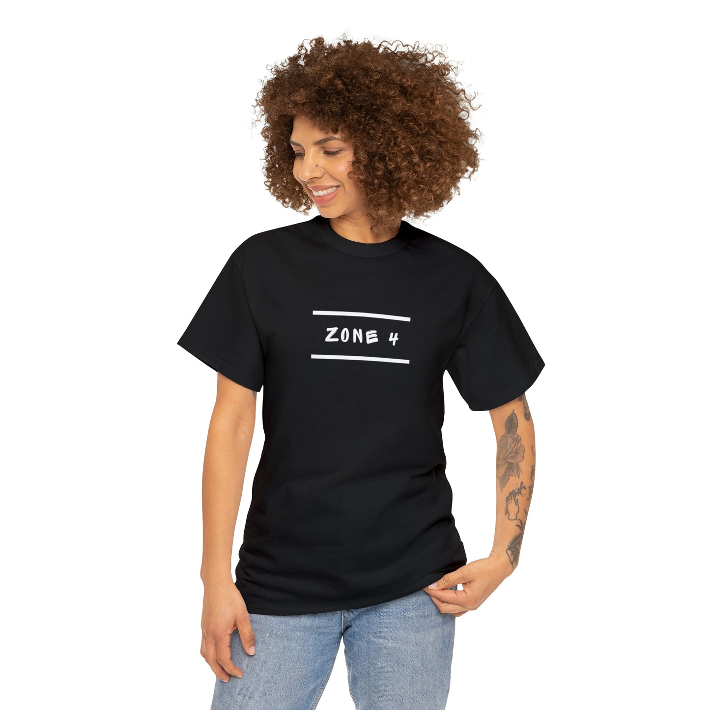 "Zone 4" Unisex Heavy Cotton Tee