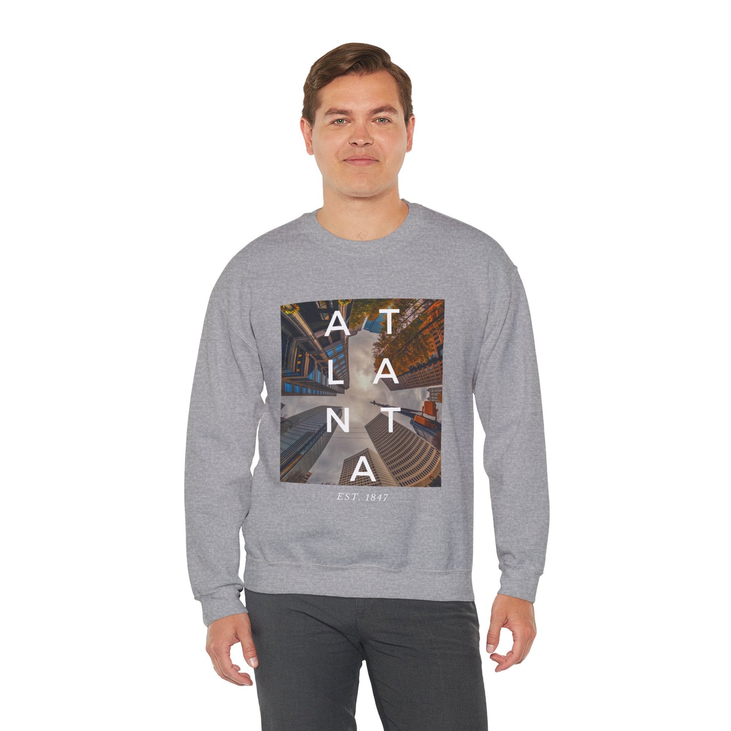 "Atlanta, Est. 1847" Lightweight Crewneck Sweatshirt