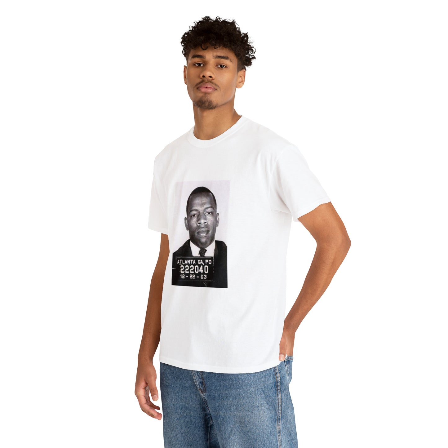 "John Lewis Hero" Unisex Heavy Cotton Tee