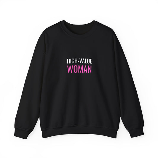 "High-Value Woman" Lightweight Crewneck Sweatshirt