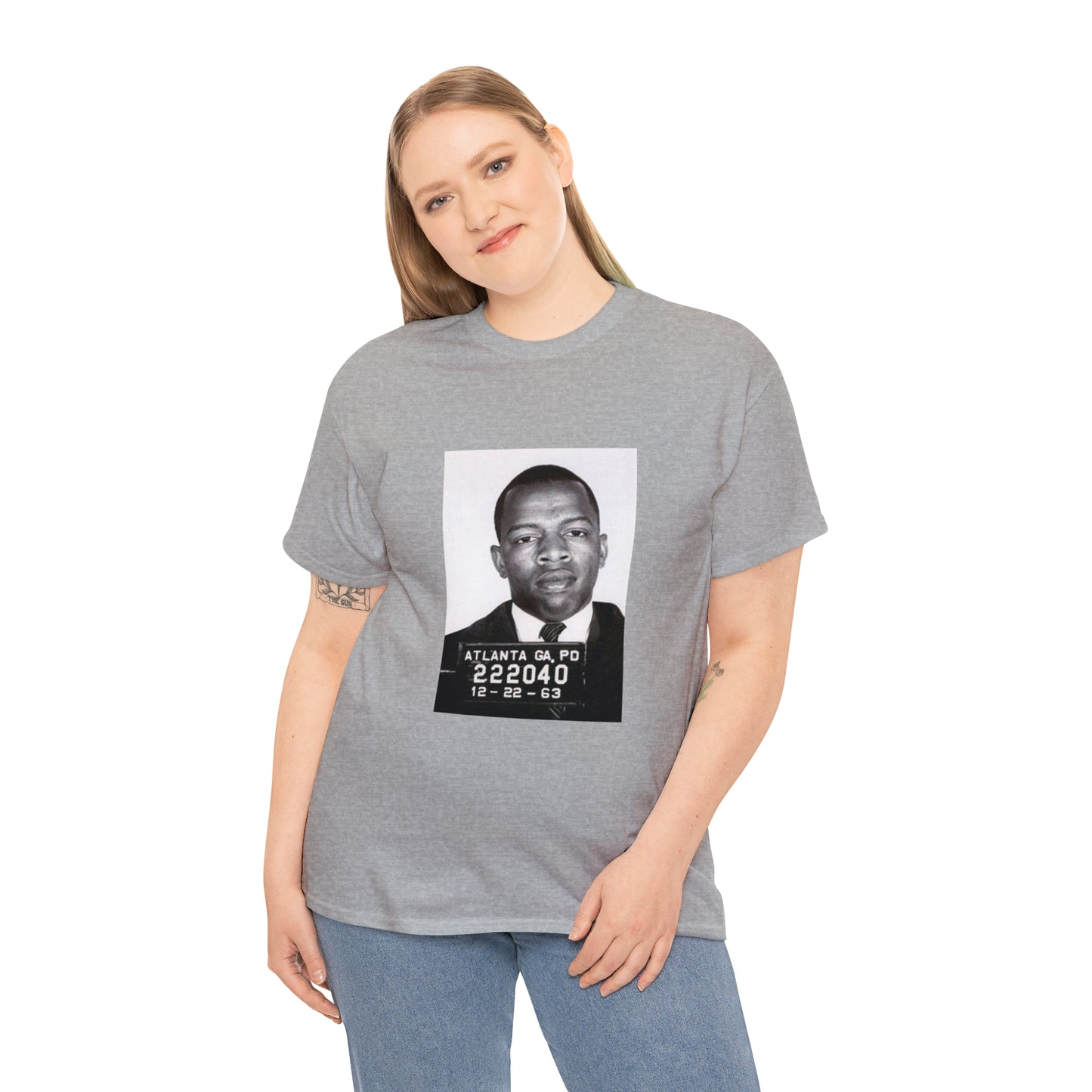 "John Lewis Hero" Unisex Heavy Cotton Tee